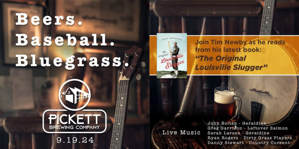 Beers. Baseball. Bluegrass. at Pickett Brewing Company