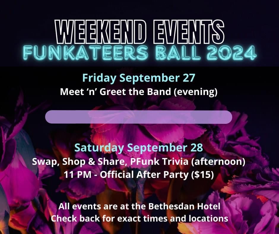 Funkateer Ball 2024 - Weekend Events