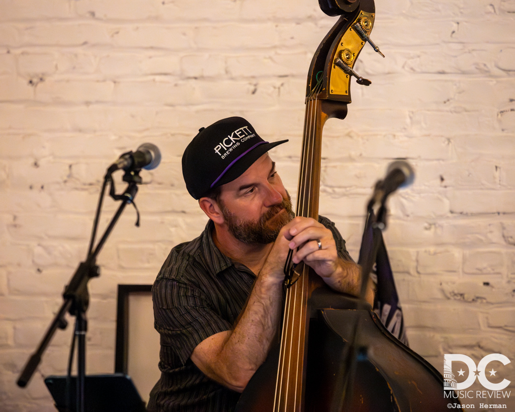 Greg Garrison listens intently to Newby's Passage