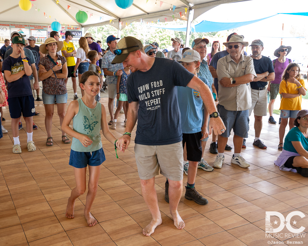 Dancing at the Saloon Stage