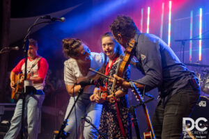 A very special guest from the Blueridge Arts Foundation performing on stage with Scythian