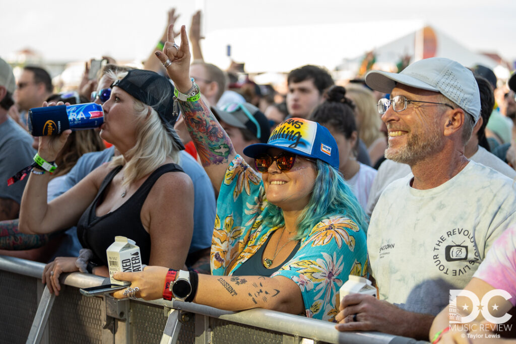 Taking in the music at Oceans Calling 2024