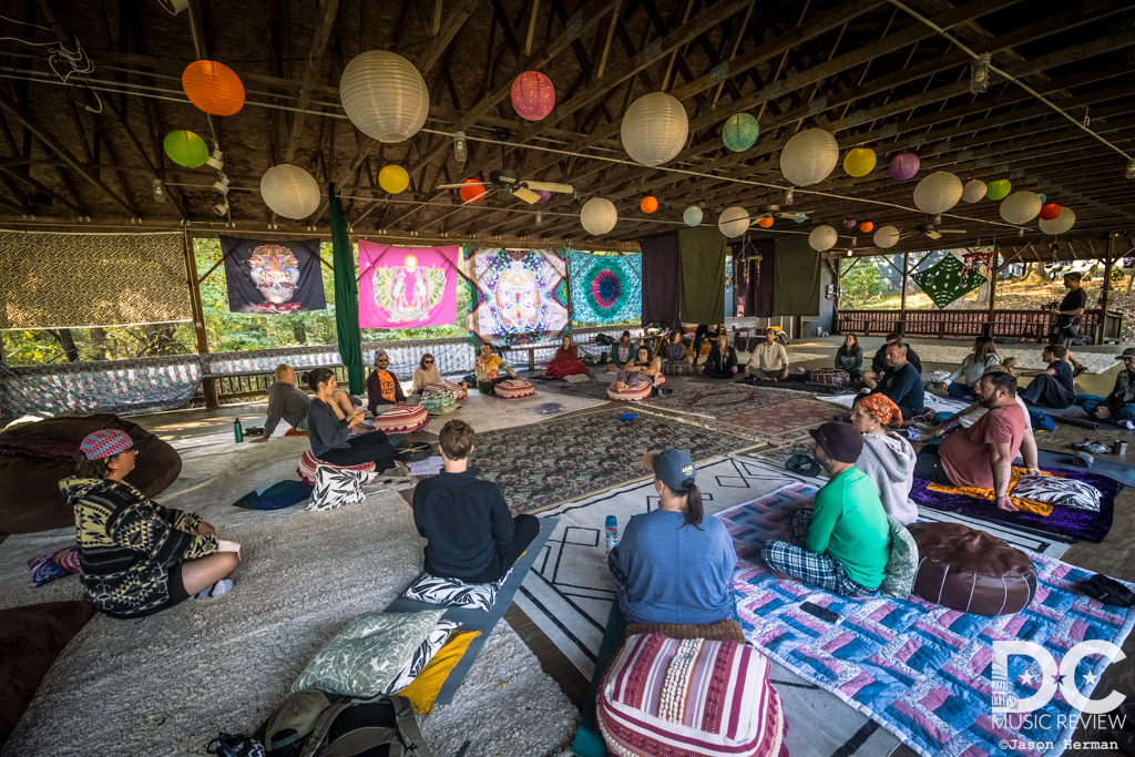 Early morning breathing classes at The Chill Pavillon