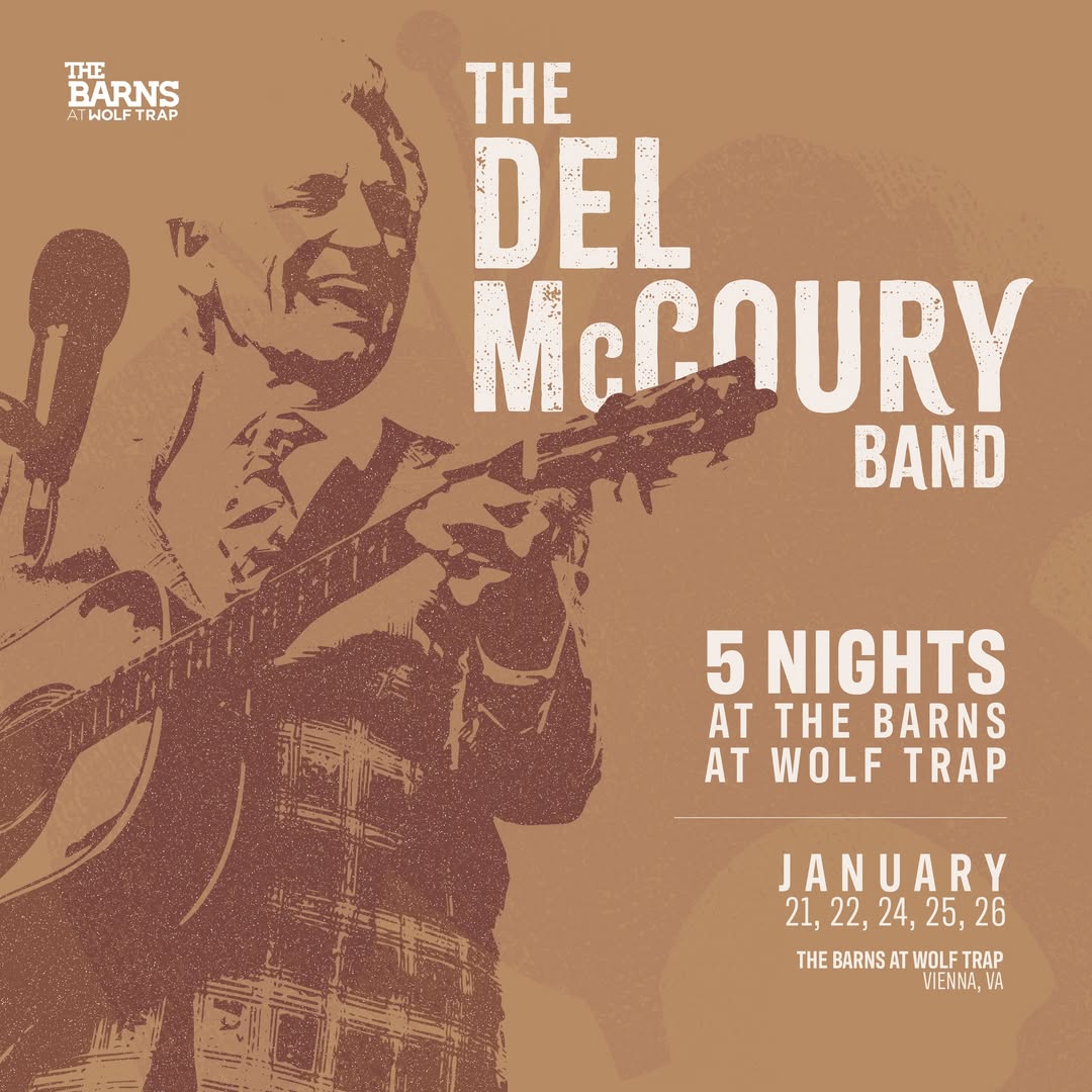 The Del McCoury Band performs at The Barns at WolfTrap in January 2025